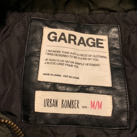 ‼️SOLD‼️Garage khaki urban bomber fall spring coat. - Picture 6 of 8